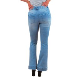 Five Button Tummy Control Slim Bootcut