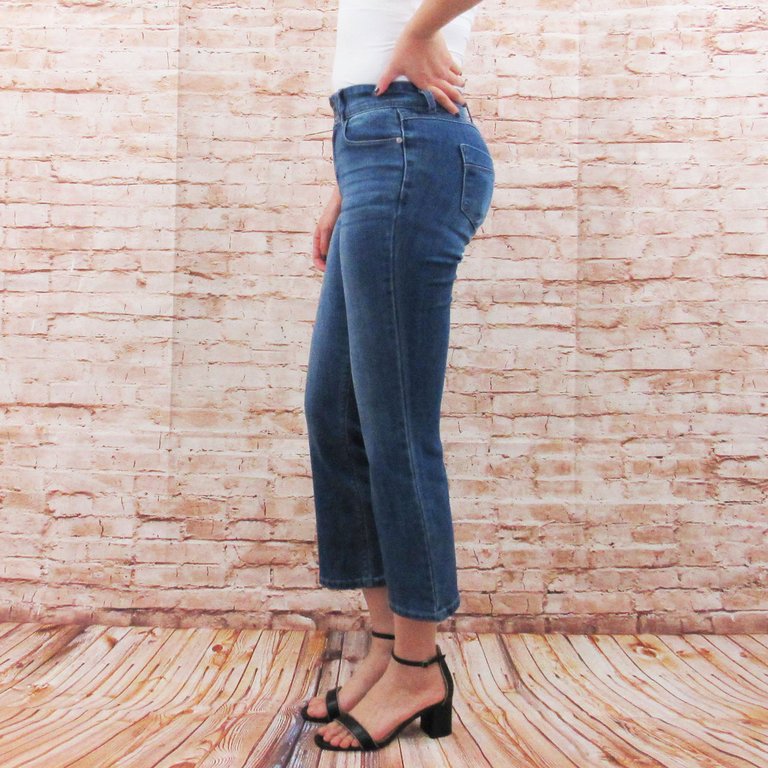 Flare Cropped Denim Jeans