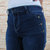 Flare Cropped Denim With Sailor Button Detail