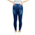 Tummy Control Destructed Rolled Cuff Skinny Jean