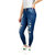 Tummy Control Destructed Rolled Cuff Skinny Jean