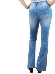 Tummy Control Light Bootcut Denim Jean