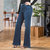 Tummy Control Wide Leg Pants With Belt Detail