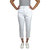White Straight Leg Jeans With Embroidery Details