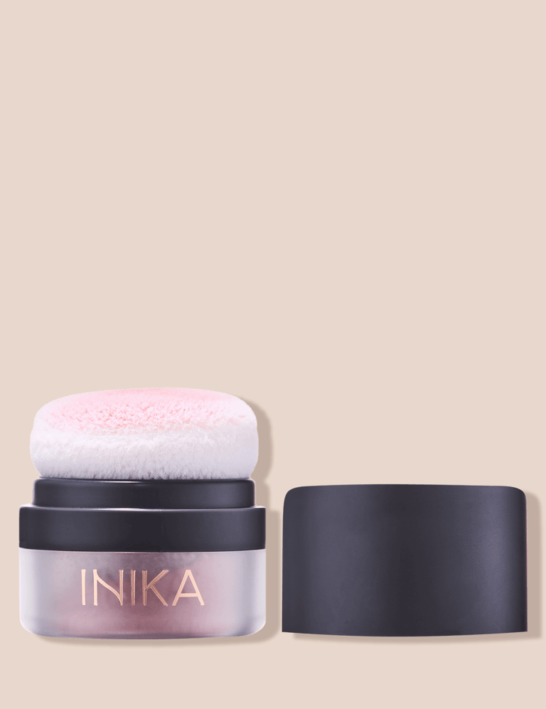 INIKA Organic Mineral Blush Puff Pot (Rosy Glow) - INIKA Organic