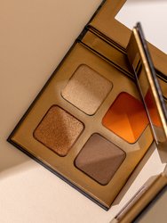 INIKA Organic Quad Eyeshadow Palette (Sunset)