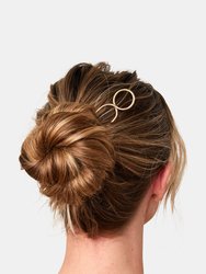 Brass Circle Hair Stick