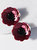 RUBY SINGLE FLOWER POST EARRINGS - Pink