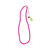 Hayden Crystal Necklace In Hot Pink - Hot Pink