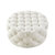 Alzbeta Linen Allover Tufted Round Cocktail Ottoman