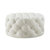 Alzbeta Linen Allover Tufted Round Cocktail Ottoman