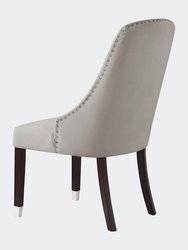 Armless Dining Chair - Velvet