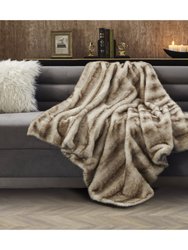 Avani Knit Throw Blanket - Brown