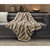 Avani Knit Throw Blanket - Brown