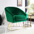 Beatriz Accent Chair - Green/Gold