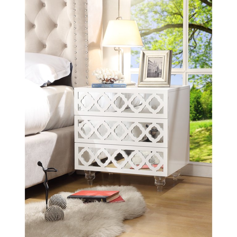 Billie Side Table - White