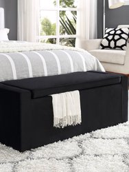 Carson Storage Bench - Black