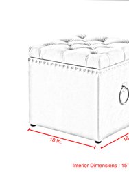 Claudia 1Pc Storage Ottoman