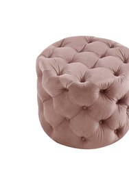 Darlenis 1 Pc Velvet Or Linen Ottoman