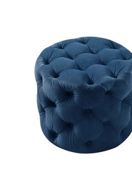 Darlenis 1 Pc Velvet Or Linen Ottoman