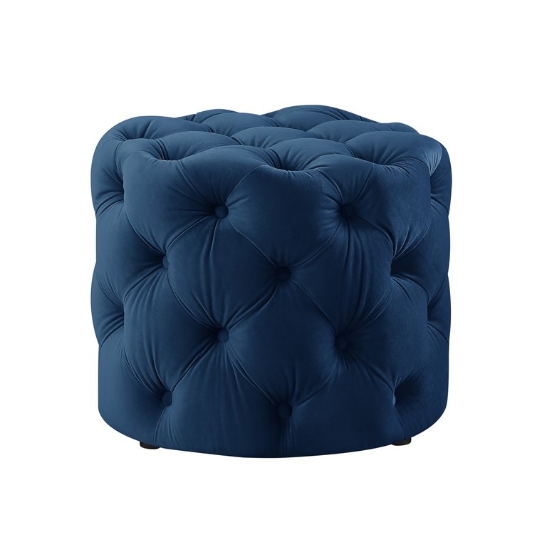 Darlenis 1 Pc Velvet Or Linen Ottoman