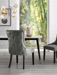 Dining Chair, Linen - Dark Grey
