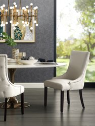 Dining Chair, Linen - Cream White