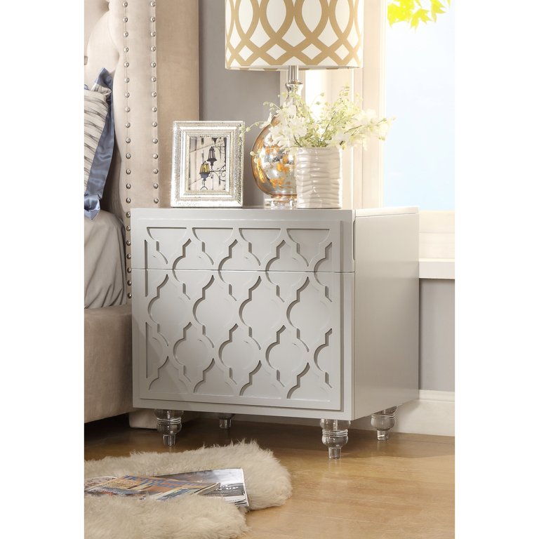 IWilma Side Table - Light Grey