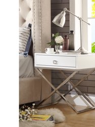 Jesse Side Table - White