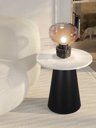 Kolin Marble Side Table - Black