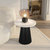 Kolin Marble Side Table - Black