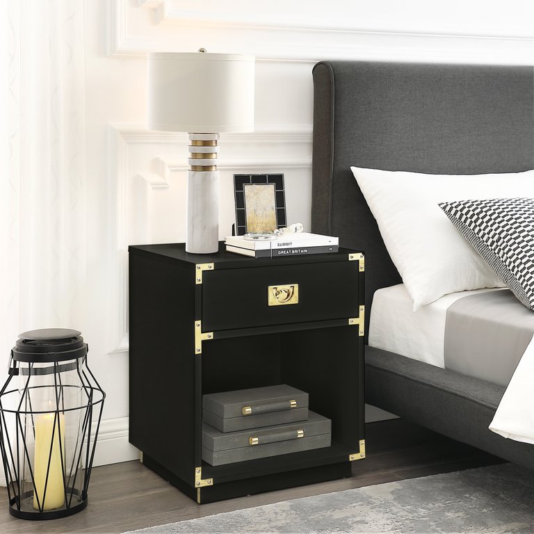 Lebod Side Table - Black