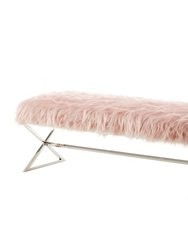 Liam Faux Fur Bench