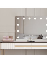 Maryann Vanity Makeup Room Mirror - Clear