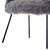 Pamela Accent Chair, Faux Fur