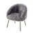 Pamela Accent Chair, Faux Fur