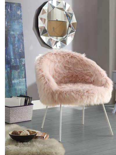 Inspired Home Pamela Accent Chair, Faux Fur product
