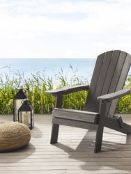 Rashawn Outdoor Adirondack Chair - Charcoal Grey