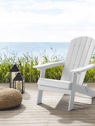 Rashawn Outdoor Adirondack Chair - White