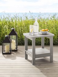 Raymundo Outdoor Side Table - Light Grey