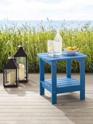 Raymundo Outdoor Side Table - Blue