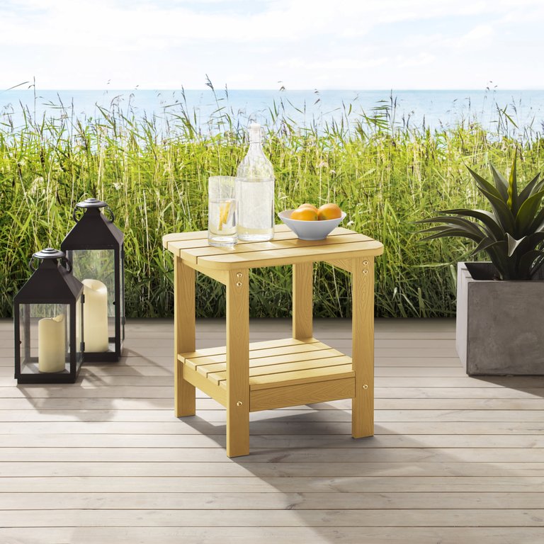 Raymundo Outdoor Side Table - Yellow