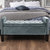 Scarlett Storage Bench - Slate Blue