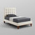 Telford Beige Linen Twin Size Platform Bed