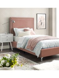 Valentina Platform Bed - Blush