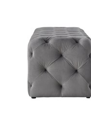 Walterly Linen Allover Tufted Bench