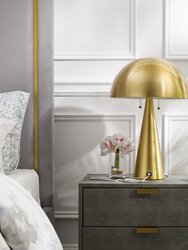 Zahraa Table Lamp - Brass