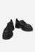 Barbar Lug Sole Oxford Shoes - Black