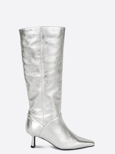 Intentionally Blank Eff Metallic Knee High Boot - Silver product