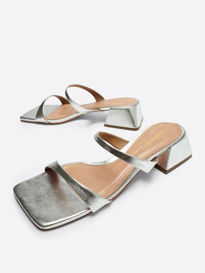 Intentionally Blank Near Metallic Heeled Sandal product